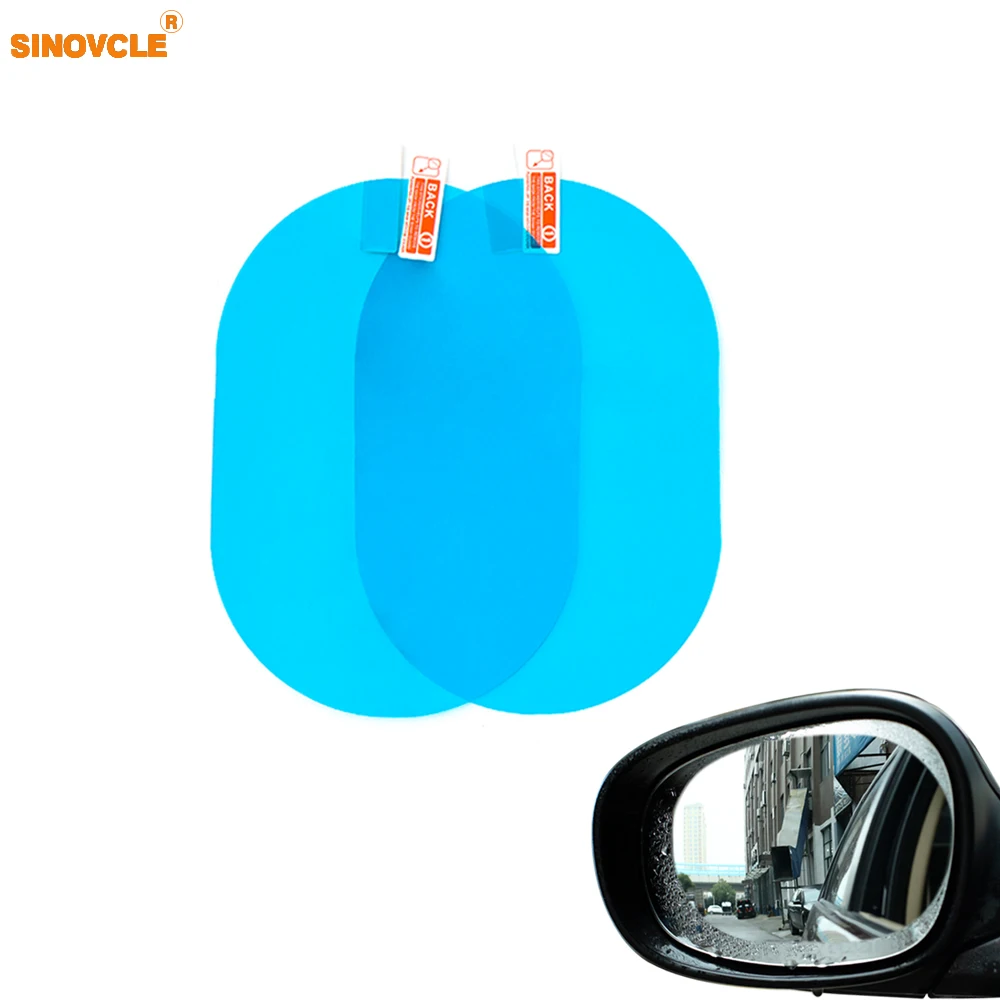 

2 Pcs Car Rearview Mirror Protective Anti Fog Car Mirror Window Clear Film Film Waterproof Car Sticker