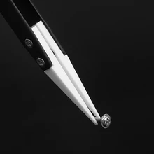 Керамические наконечники пинцет ручка из нержавеющей стали прямой направленный Пинцет для катушек