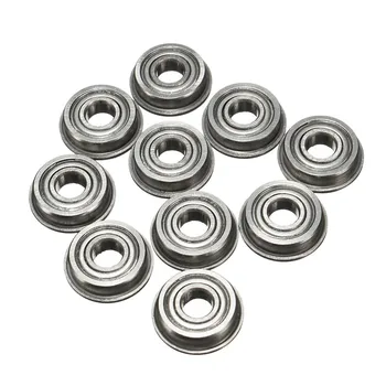 

10PCS A Set F695zz Flanged Bearing Mini Metal Double Shielded Radial shaft Ball Bearings Smooth operation 5mmx13mmx4mm
