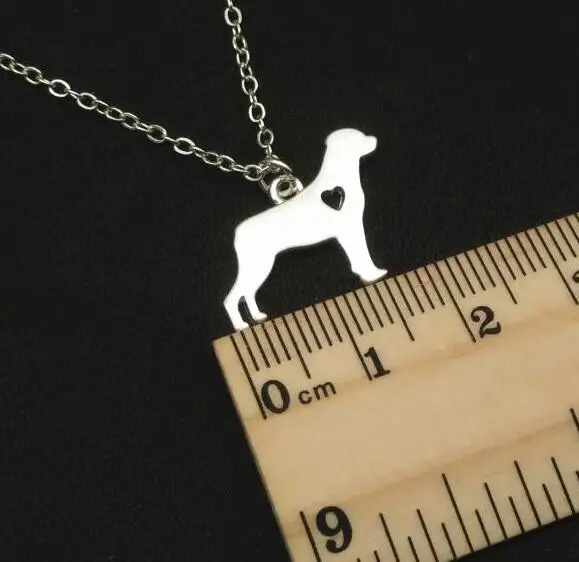 Rottweiler Necklace Dogs Pendants Puppy Necklaces Silver animals Charms