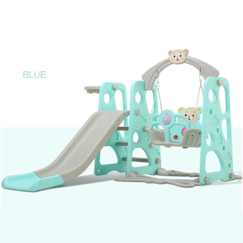 plastic slide and swing
