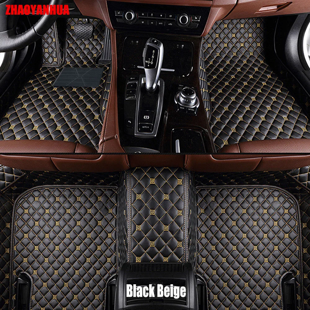 ZHAOYANHUA car floor mats for Kia Sportage Optima K5 Sorento Carens 5D full cover case car