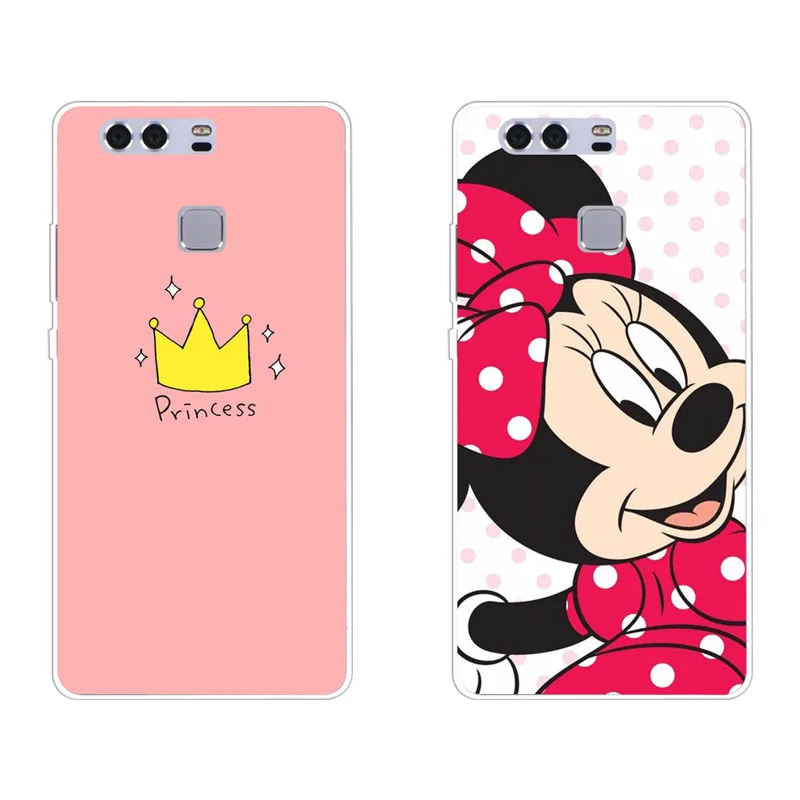 Huawei p9 случае Silicon Корона мультфильм живопись ТПУ Мягкая задняя крышка для телефон