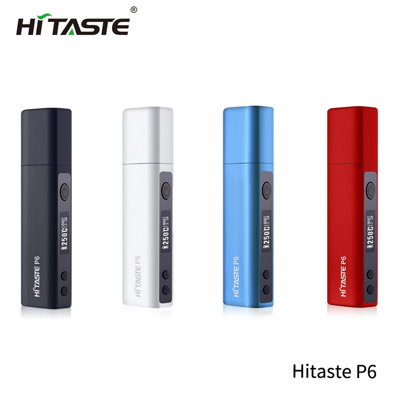 Оригинальный комплект Hitaste P6 heat not fire vape батарея 3000 мАч нагрев без сгорания