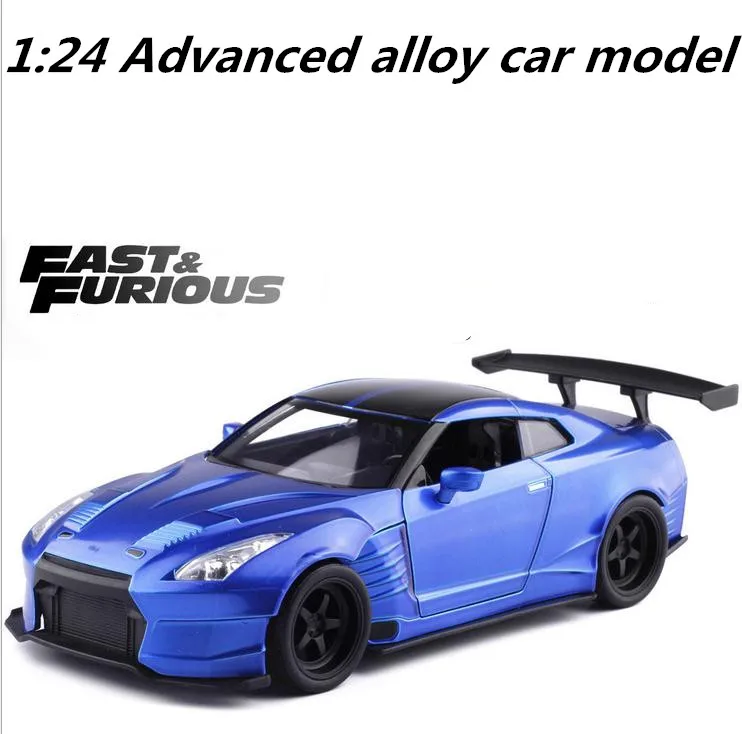 

JADA 1:24 Advanced alloy car model,high imitation Ben Sopula GT-R35 sports car, metal casting,collection model, free shipping
