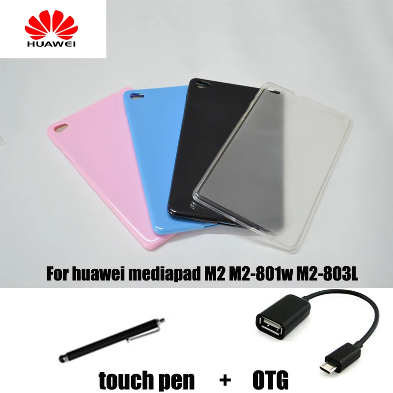 TPU Case Silicone Rubber Protective protective Leather For huawei mediapad M2 M2-801w M2-803L 8'' Tablet PC |