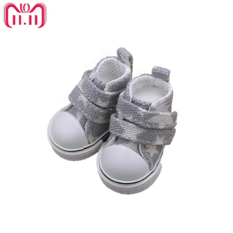 

Tilda 5cm Canva Star Shoes For Dolls BJD,Fashion Canvas Casual Sneakers 1/6 Boots for Ball Joint Doll Accessories for Dolls