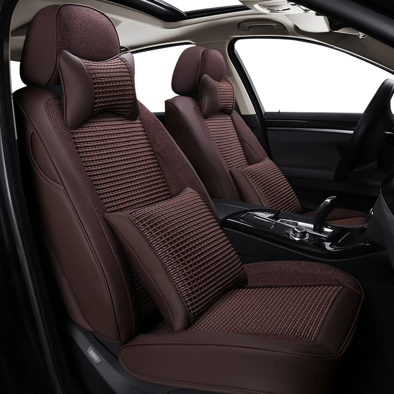 High Quality Ice Silk Automobiles Seat Covers For Volkswagen vw passat polo golf tiguan jetta touareg auto accessorie styling
