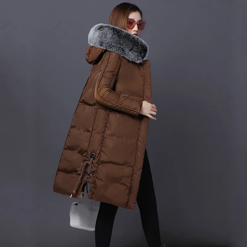 EURASIA Brand 2017 New Full Women Winter Jacket Hood