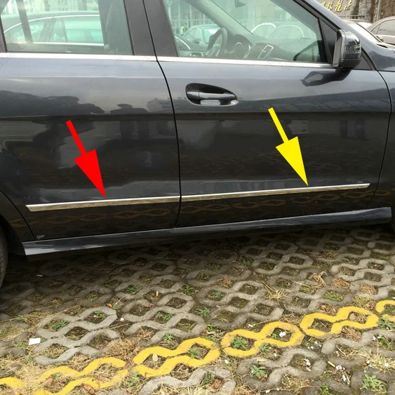 Chrome Door Body Molding Strips Accessories For Mercedes Benz Gle M Chrome Door Body Molding Strips Accessories For Mercedes Benz Gle M Cl W166 C292 Wagon Coupe In Chromium Styling From Automobiles Motorcycles On