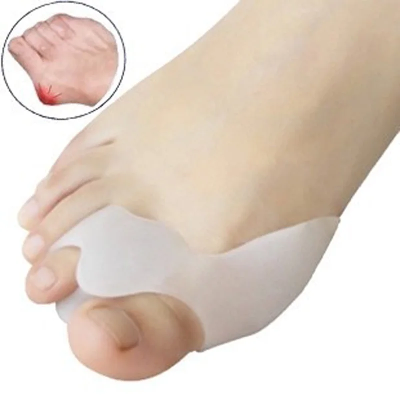 

Daily Silicone Gel Foot Toe Separator & Thumb Hallux Valgus Protector&Bunion Adjuster Bicyclic Thumb Orthopedic Braces Correct