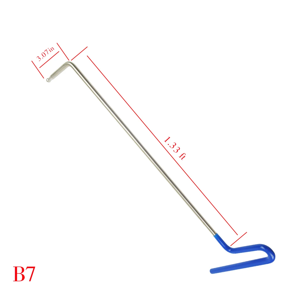 Безболезненные инструменты для удаления вмятин PDR толкатели крючки PDR Ferramentas(B7