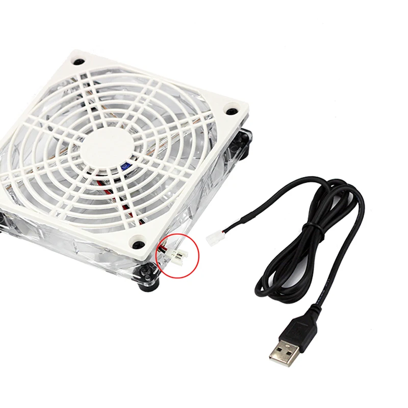 Usb 5 в светодиодный вентилятор охлаждения Wifi держатель для маршрутизатора кулер ТВ приставка поддержка радиатора Вентилятор для компьютера/Pc Pet Box радиатор