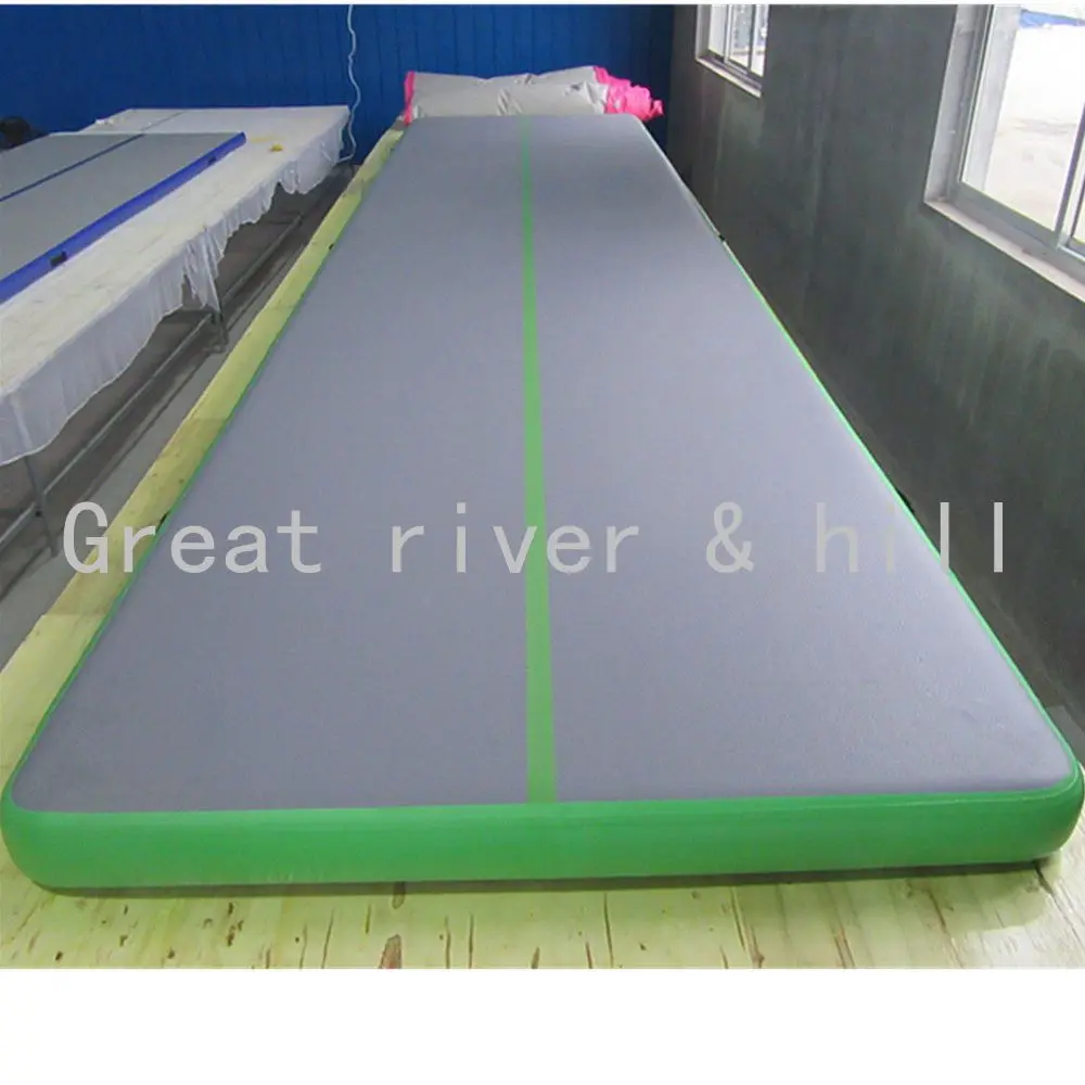 mat sports and outdoors inflatable tumble track floating mat water floating mats 4" thick 8m x