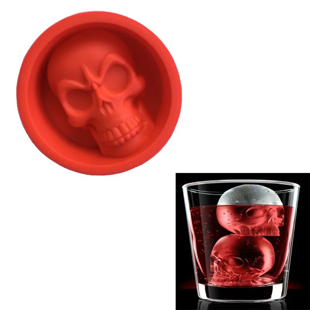 

Mini Skull Silicone Mold For Cake Pudding Chocolate Ice Biscuit Non Stick Muffin Cup Moulds Bakeware Baking Tools For Halloween
