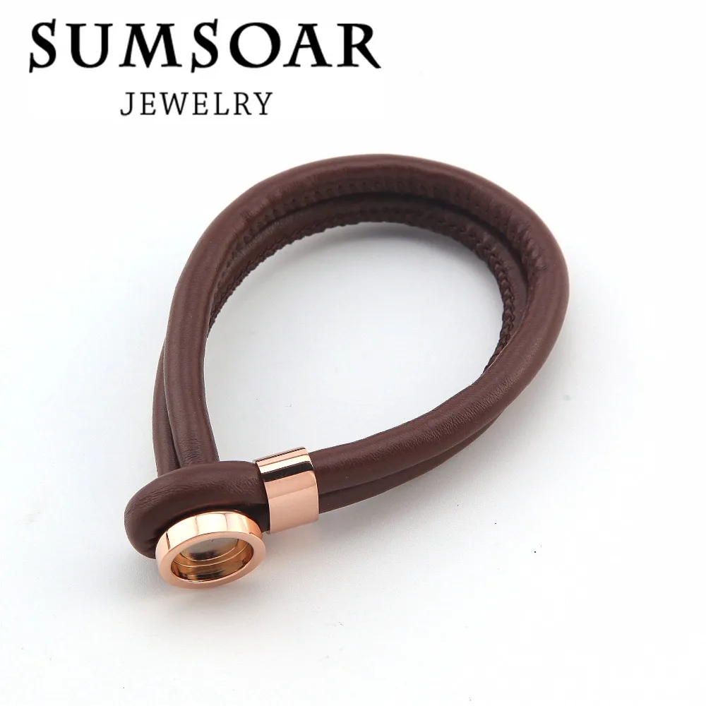 5 unids/lote Venta caliente Cambio de cuero marrón pulsera imán moneda 5 unids/lote Venta caliente Cambio de cuero marrón pulsera imán moneda