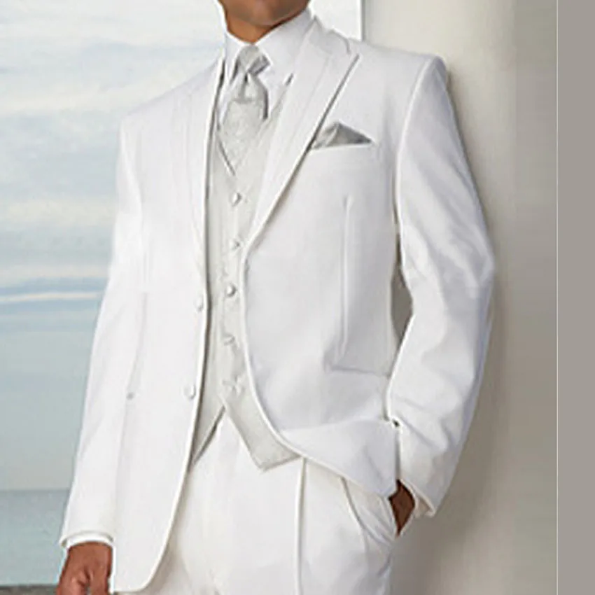mens white tuxedo pants
