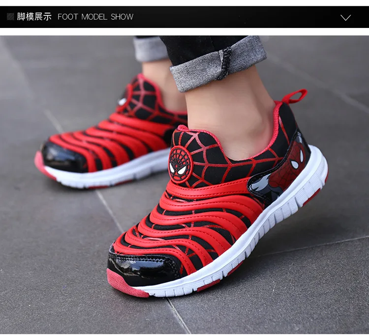 Caterpillar Boys Girls Sneakers Casual Shoes Spiderman Baby Children Hot Sport Soft Sole Breathable Kids Anti-Slippery Shoes  (12)