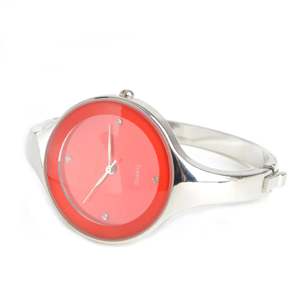 

Big Clearance Sale Women Quartz Bangle Watches New Design Relojes Stainless Steel Strap Simple Female Rhinestone WristWatch