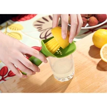1 шт творческий вручную соковыжималка для лимонов оранжевый соковыжималка для фруктов ручной вращающийся сок мини-соковыжималка инструменты для фруктов разные цвета