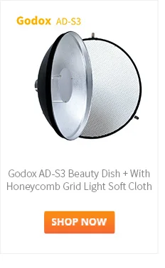 Godox Фотография Аксессуары AD-S9 Snoot с Honeycomb сетки для WITSTRO Speedlite Flash AD180 AD360