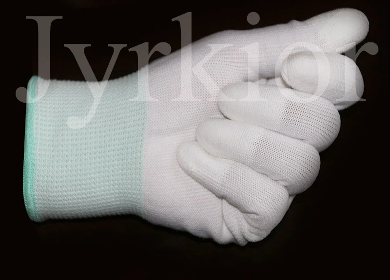 Jyrkior антистатические перчатки Антистатические ОУР электронные рабочие Прихватки для мангала ПУ и нейлоновое покрытие с пальмовым