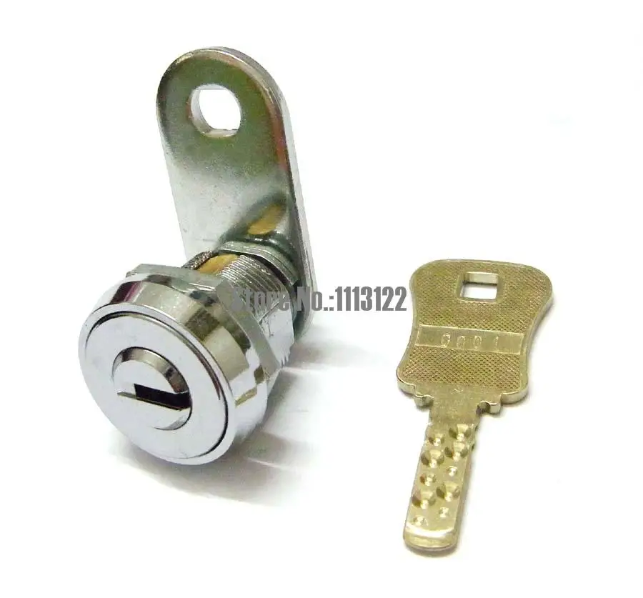 

High Quality flat key cam lock for vending machine arcade machine cash door safe lock game machine lock 1 Pc-L23mm