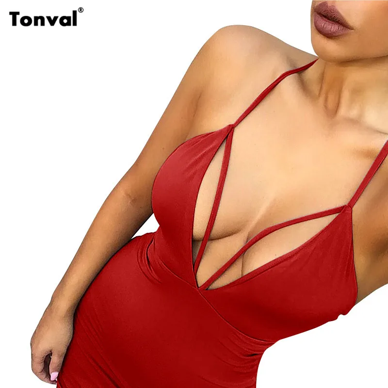 Tonval font b Women b font Summer Spaghetti Strap font b Sexy b font font b Tonval font b Women b font Summer Spaghetti Strap font b Sexy b font font b