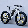 Perfect 26inch Electric Bicycle 48v500w Fat E-bike Snow 4.0 Tries Off-road Electric Mountian Bike 13