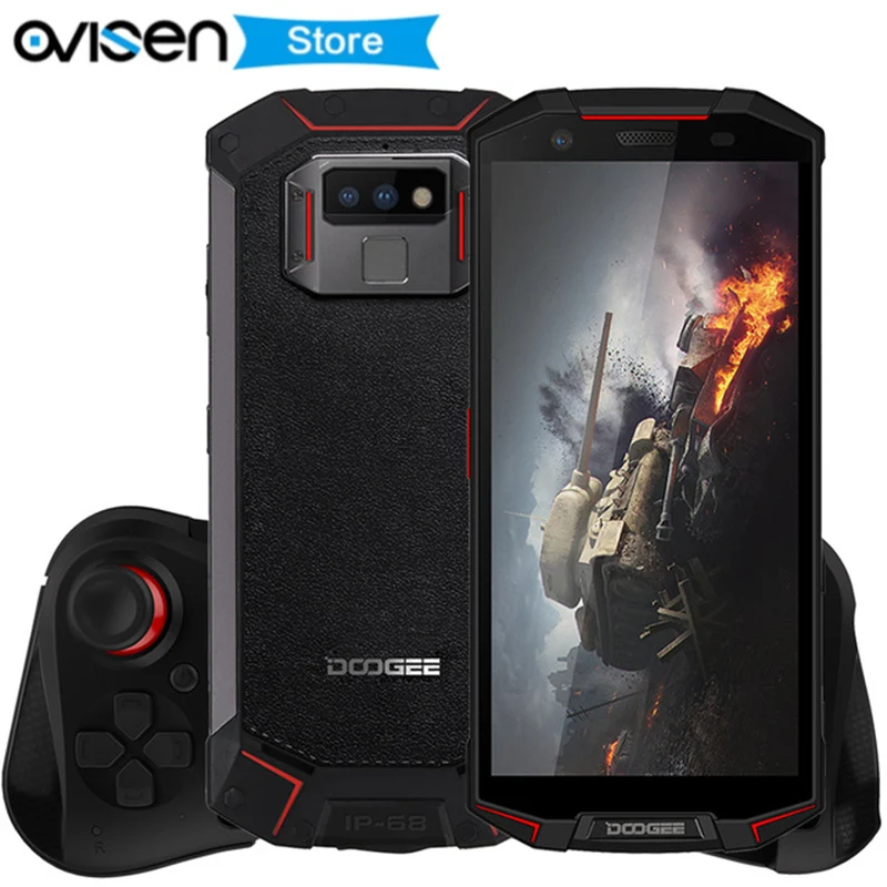 

DOOGEE S70 IP68/IP69K Waterproof Game Mobile Phone Helio P23 Octa Core 6GB 64GB NFC 5500mAh 5.99 FHD Wireless Charge Smartphone