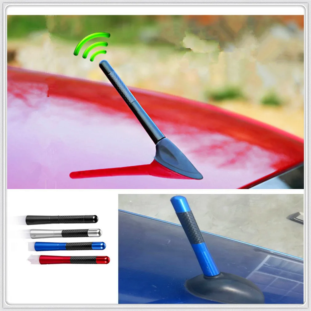 

Car Carbon Fiber roof Short Radio Antenna for Kia KND-4 Spectra5 Spectra Rio5 Multi-S Amanti Opirus