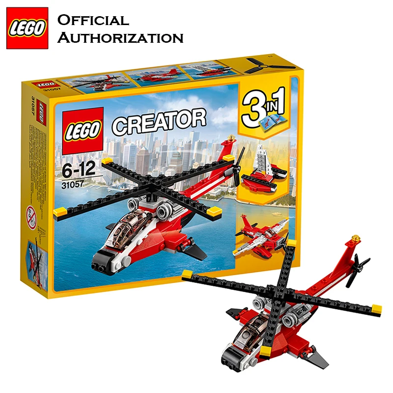 LEGO Building Blocks Toy Creator Series Ideas Creative Red Helicopter Free For Children Gift 31057 | Игрушки и хобби