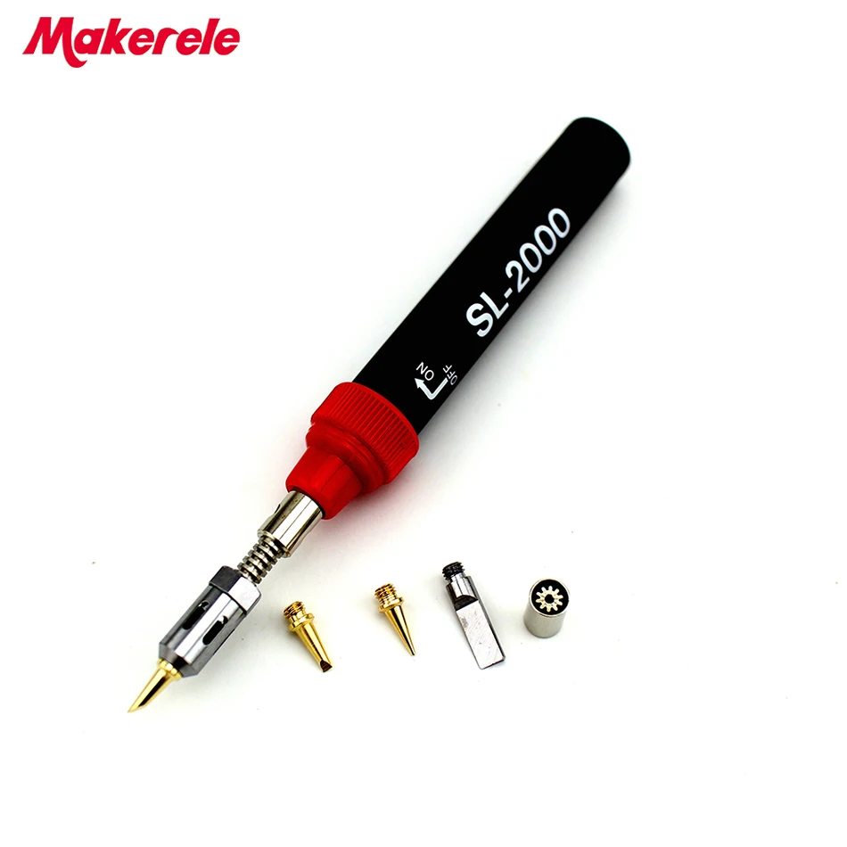 High quality 4 in 1 Pure Butane Gas Soldering Iron Gas Torch soldering Pen type Flame Solder