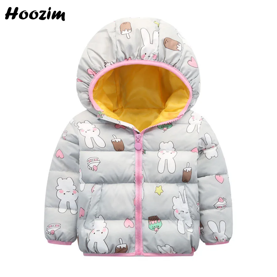 Winter Jacket For Girls 18M 24M 3 4 5 6 Age Fashion Baby Coat Cartoon ...