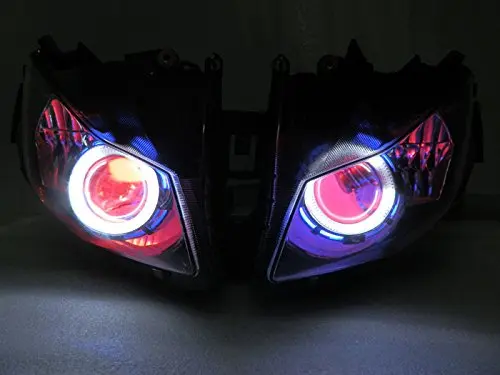 Ангел глаз HID проектор демон передняя фара в сборе для 2012-2013 Honda CBR1000RR