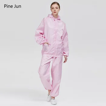 

Antistatic hooded split suit dustproof work clothes Protective clothing