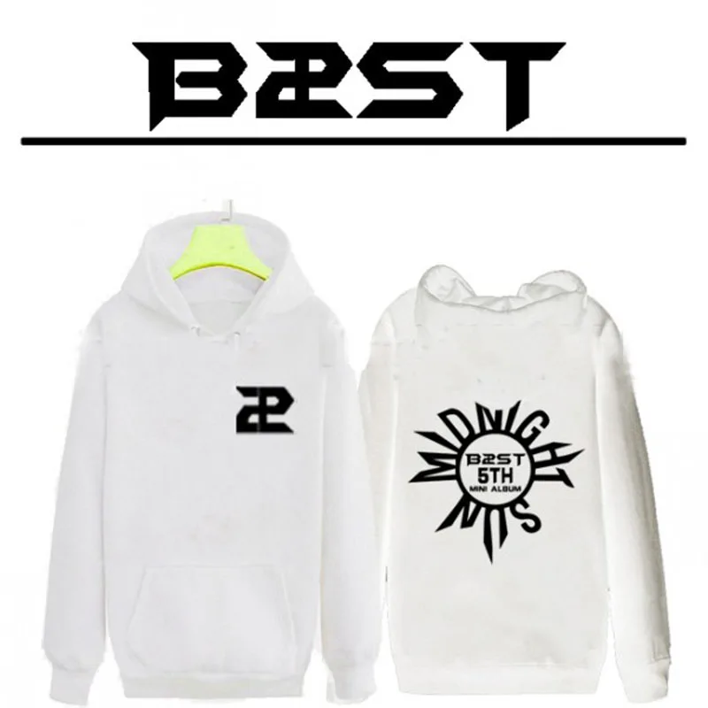 Online Corea del estilo K pop Beast B2ST BINATANG tan sudadera con capucha sudadera con capucha deportiva mujeres hombres adolescentes par Murah Corea del estilo K pop Beast B2ST BINATANG tan sudadera con capucha sudadera con capucha deportiva mujeres hombres adolescentes par