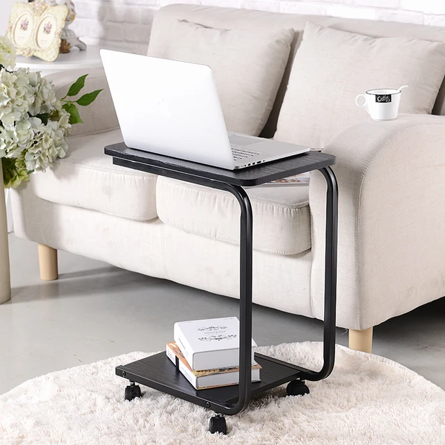 Beanbag bed side table desk laptop with rollers movable a few corner teasideendin Coffee Tables