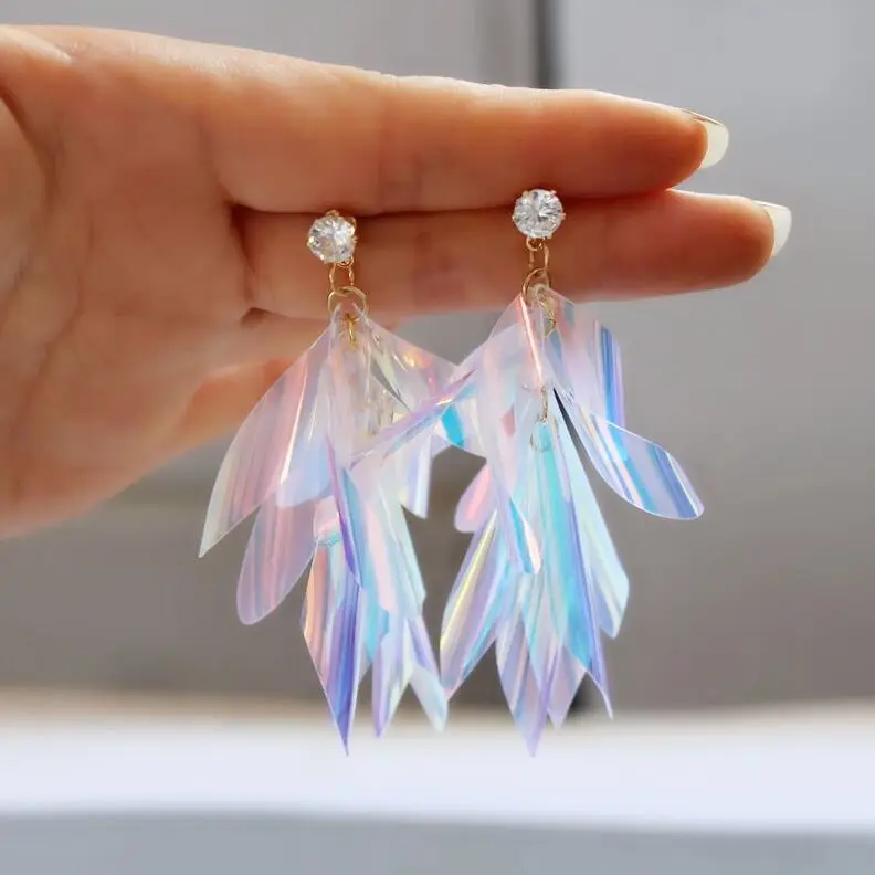 

Women's colorful Color changeable Magical Drop earrings korean style modern Ins popular stylish fashion jewelry drop earrings