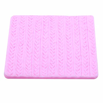 

Ellenmar Sweater Fabric Knitting Mold Texture Embossed Pad Lace Mat Vertical Stripes Pattern Mold Fondant Cake Decorating Tools