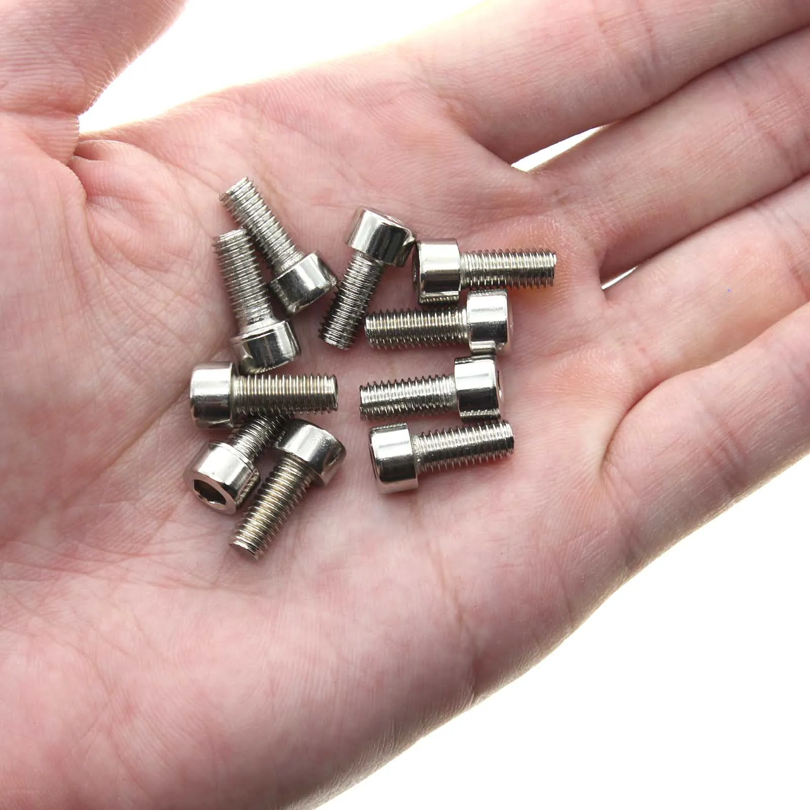 M5 Stainless Steel Bicycle Bike Water Bottle Inner Hexagon Threaded