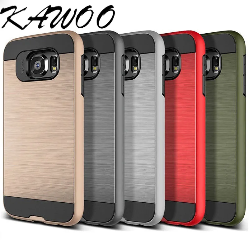 Hybrid Slim Brushed Shockproof Case Cover For Samsung Galaxy S7 S8 J1 J3 J5 J7 A3 A5 A6 J4 J6 S6 Edge S9 Core 2 Armor Case Coque5
