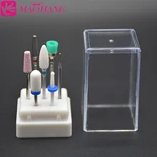 7 шт. набор сверл для ногтей пилки для ногтей электрическая машина для маникюра вращающийся Бур инструменты для полировки резаки маникюрный аксессуар