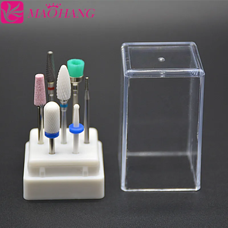

7pcs Nail Drill Bit Set Nail Files Electric Machine for Manicure Rotate Burr Polishing Tools Cutters Manicure Accessory