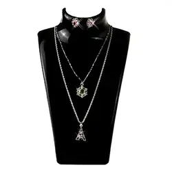 13,5*13,5*21 см Акриловая модель Цепочки и ожерелья Jewelry торговая стойка для подвесок Держатель Показать декоративное украшение Дисплей полки