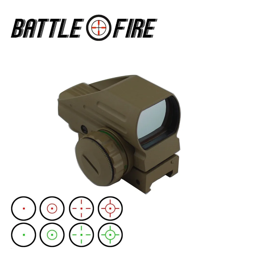  1X22X33  Collimator Sight for Hunting Rifle Scope Holographic Reflex 4 Reticles  Red dot Sight Tactical RiflescopeIMG_7157