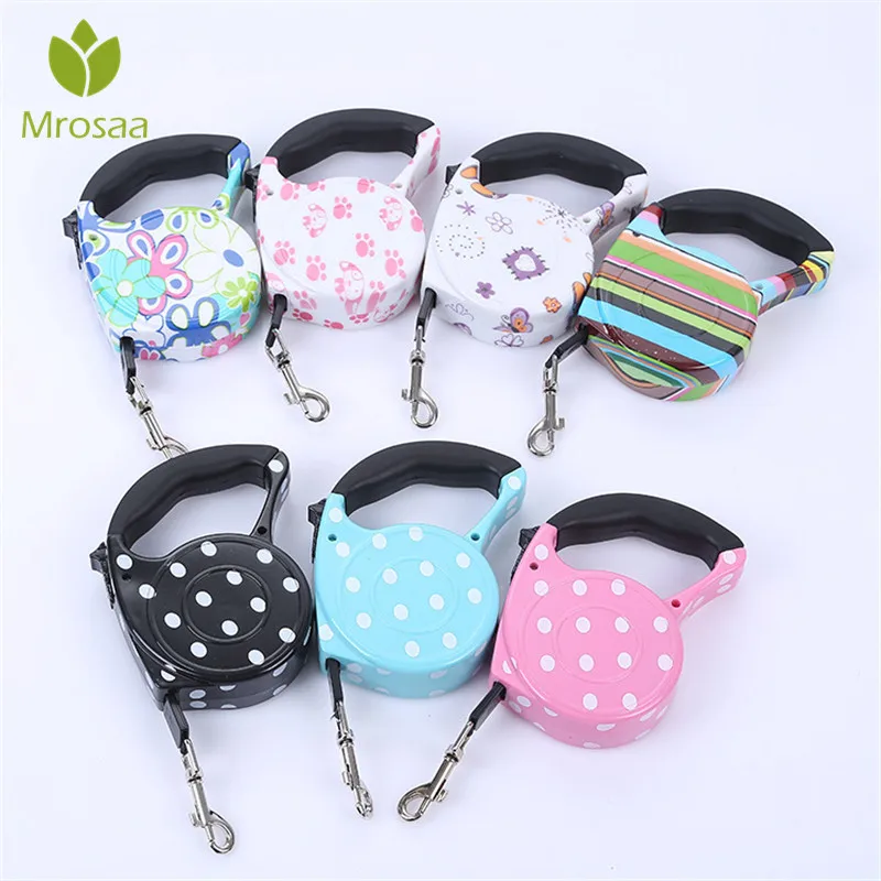 

7 Colors Dog Harness ABS Automatic Retractable Belt Line Puppy Collar Leash Patrol Rope Walk Cat Traction Supplies Pet Products
