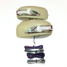 Светодиодный зеркальный фонарь заднего вида+ белая крышка, поворотники, DRL, чехол для наземной лампы для Nissan Murano(Z51) Infiniti EX35/FX35(S51