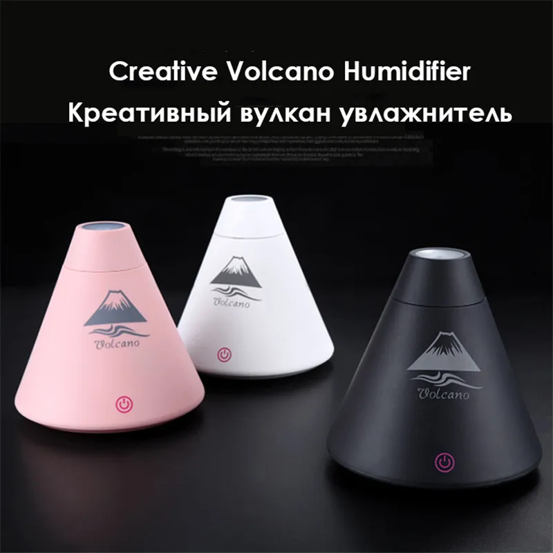 

Desktop Air Humidifier USB Mini Volcano Ultrasonic Humidifier 160ML USB Diffuser