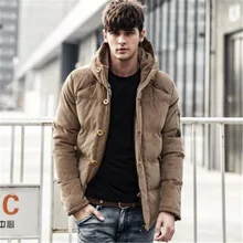 Мужское плотное зимнее пальто с капюшоном, тонкий британский стиль, толстый зимний пуховик с капюшоном, мужской Британский однотонный M-3XL